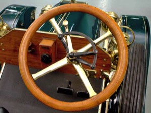 Antique steering wheel